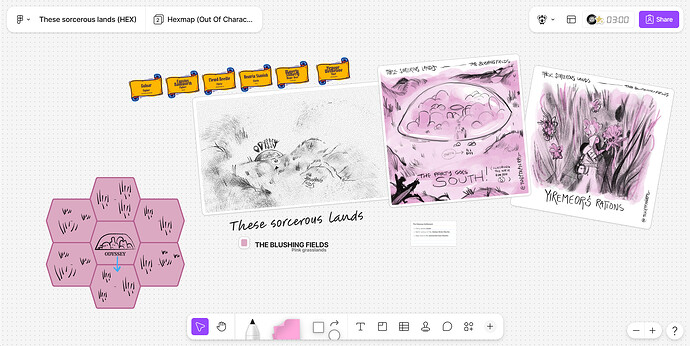 Figma Jam - Screenshot - How the Hexes will be surfaced and edited