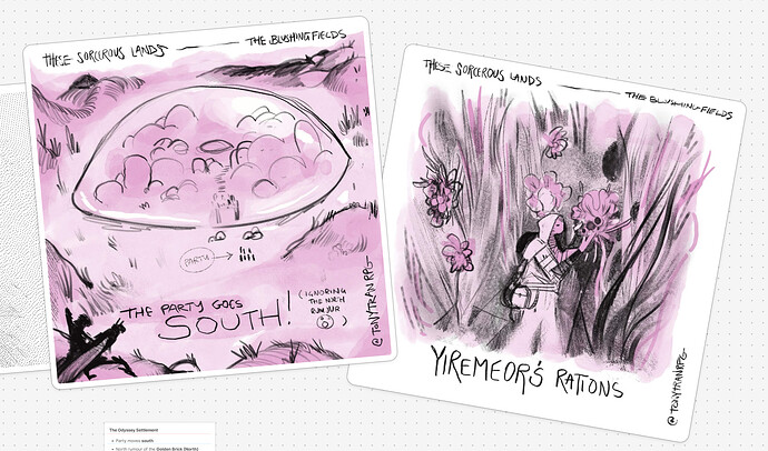 Snapshot art for the Play By Post - Themed by the hex their in.