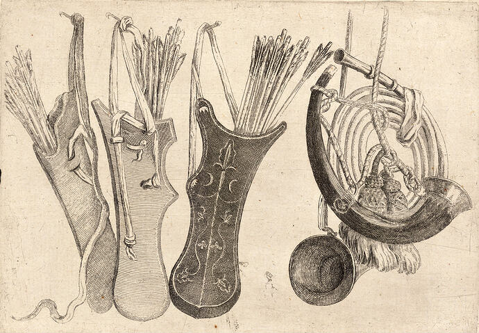Wenceslas_Hollar_-_Quivers_and_hunting_horns