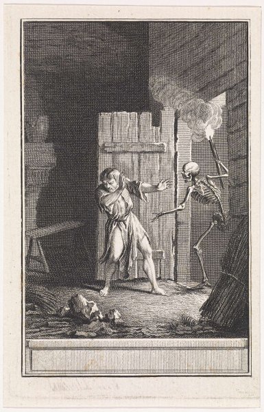 Man verrast door de Dood, Jan Punt, 1758